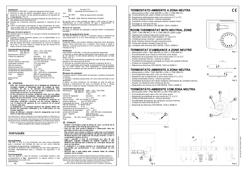 Page 1 of the manual User Manual Seitron TAEZN4MC