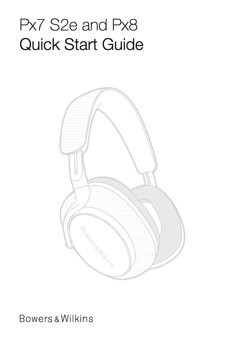 First page image of the manual for Px8