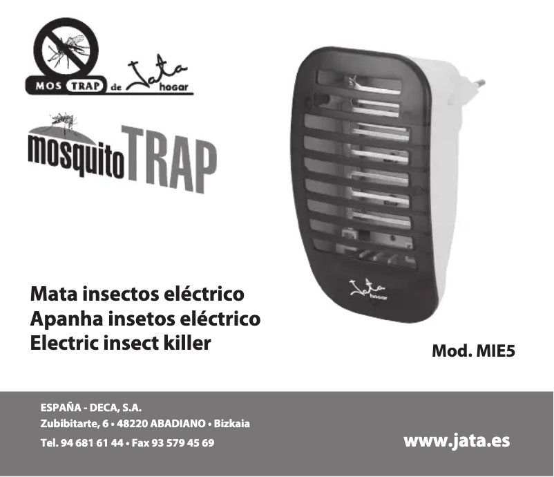 Page 1 of the manual User Manual Jata MIE5