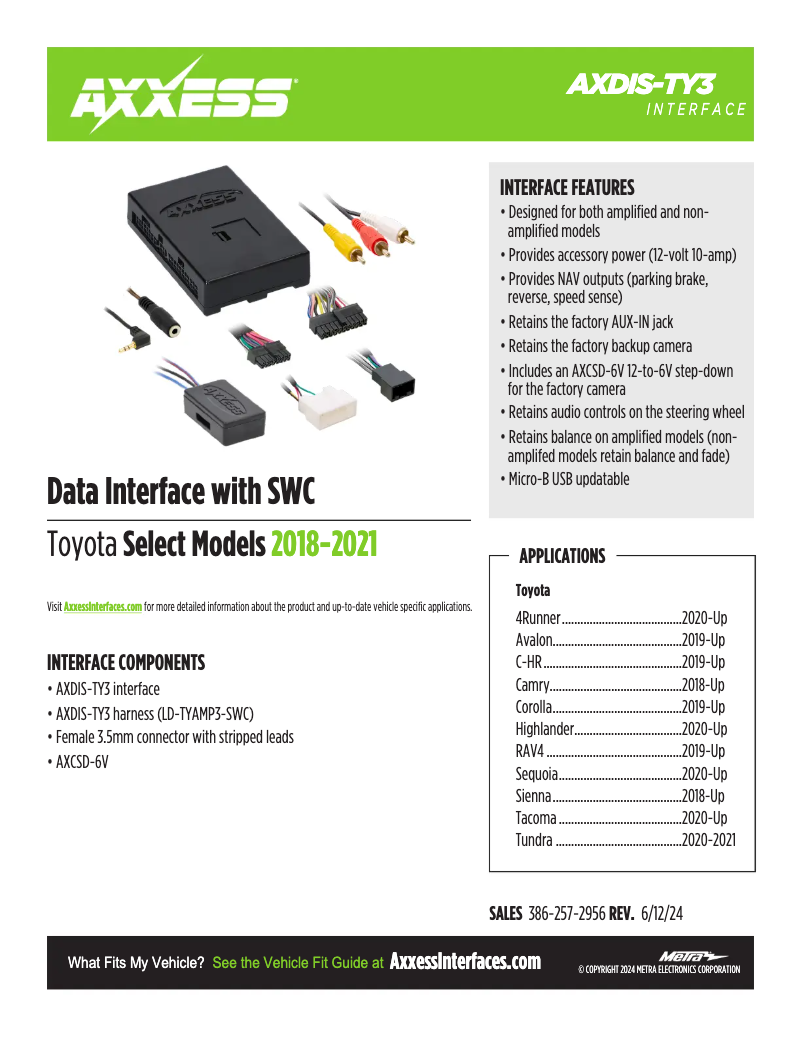 First page image of the manual for AXDIS-TY3