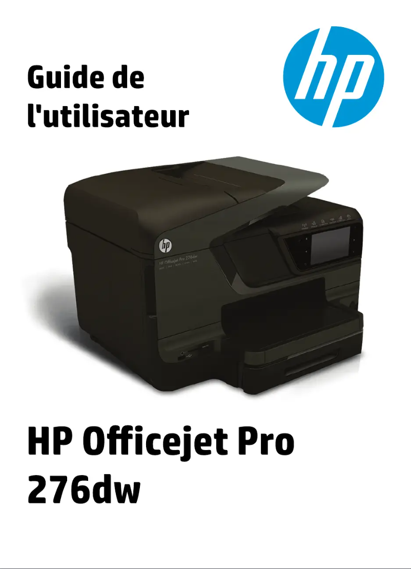 First page image of the manual for Officejet Pro 276dw
