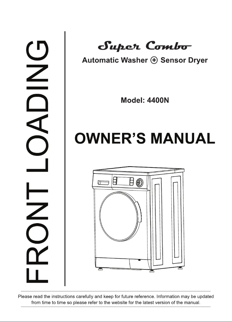Page 1 of the manual User Manual Equator EZ4400NBPDL4455B