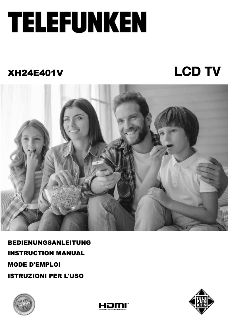 First page image of the manual for XH24E401V