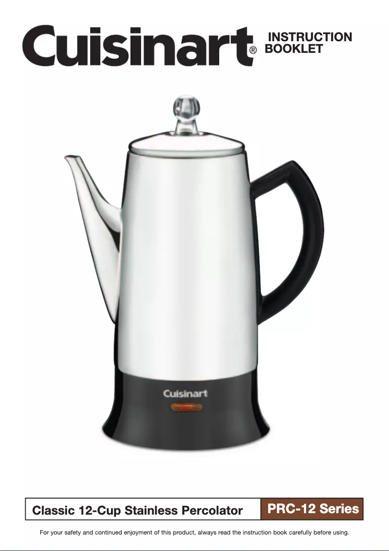 First page image of the manual for PRC-12