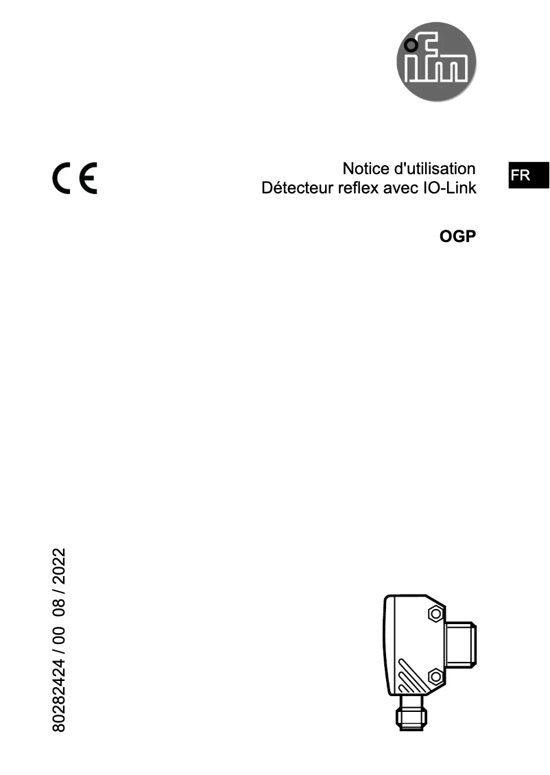 First page image of the manual for OGP280