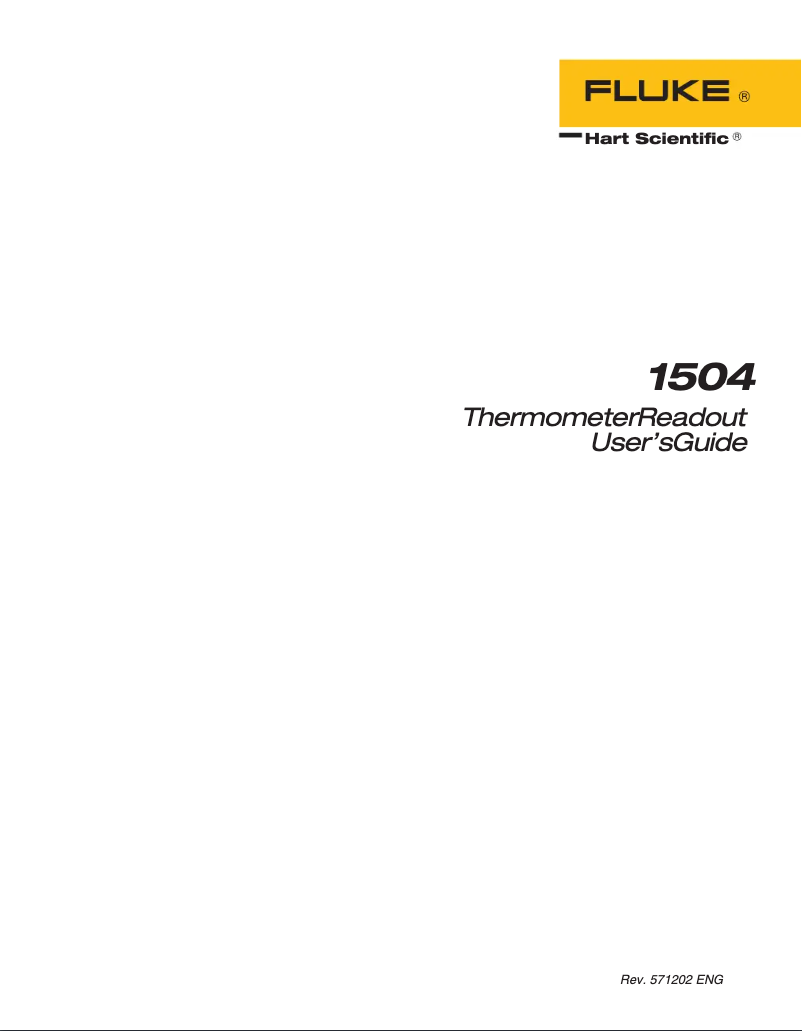 First page image of the manual for 1504