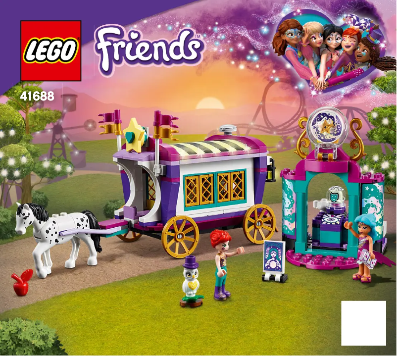 Page 1 of the manual Visual Instructions Lego Friends 41688