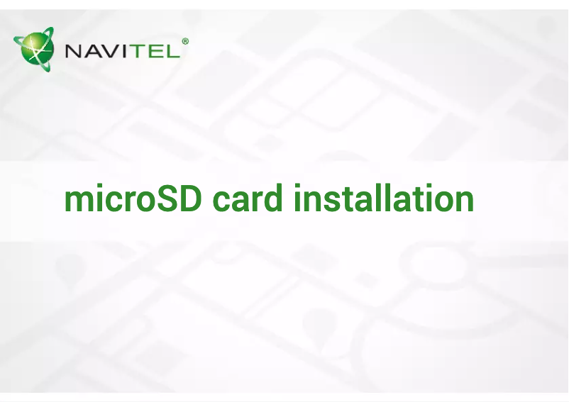 First page image of the manual for MR250 NV