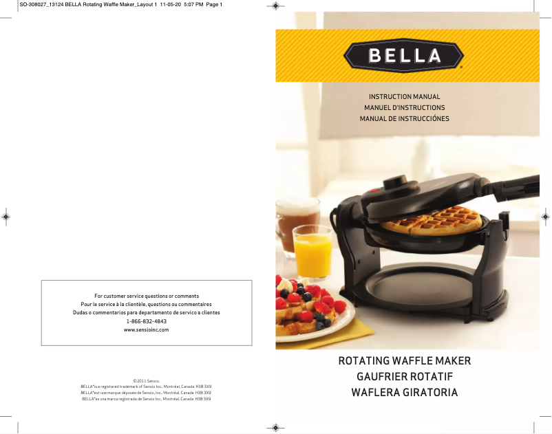 First page image of the manual for BLA13591