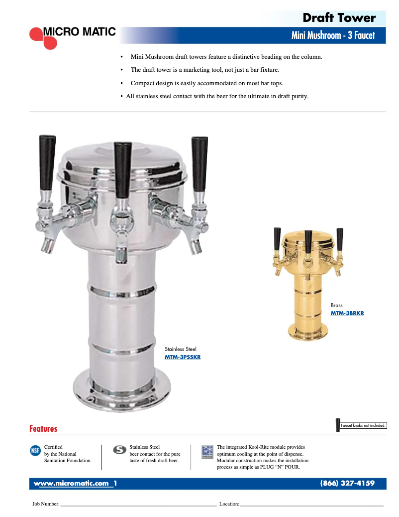 First page image of the manual for MTM-3KR