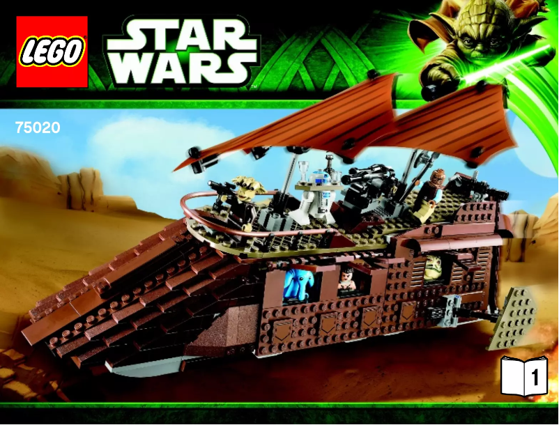 Page 1 of the manual User Manual Lego Jabba’s Sail Barge