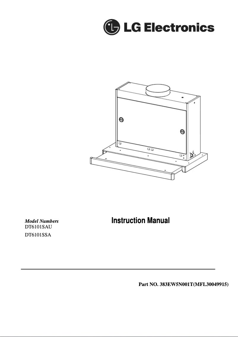 Page 1 of the manual User Manual LG DT6101SSA