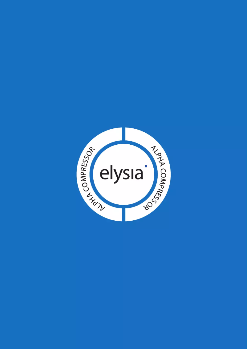 First page image of the manual for Alpha Compressor