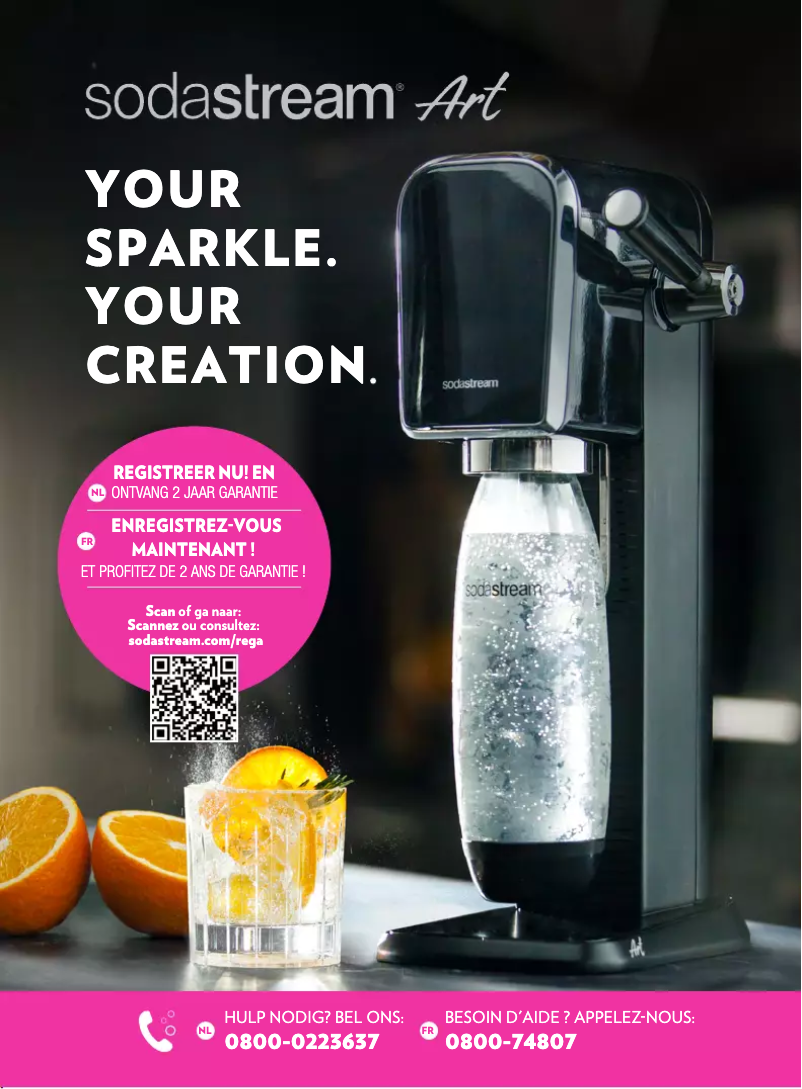 Page 1 of the manual User Manual SodaStream ART