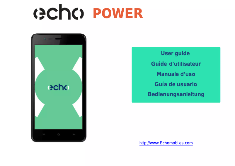 Page 1 of the manual User Manual Echo Power