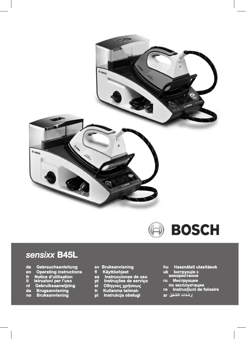 Page 1 of the manual User Manual Bosch TDS4540