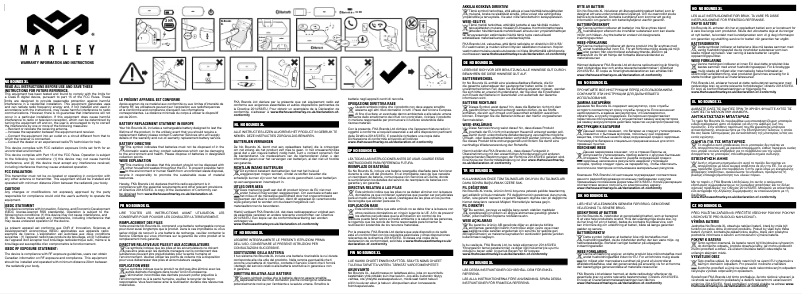 Page 1 of the manual User Manual House of Marley No Bounds XL