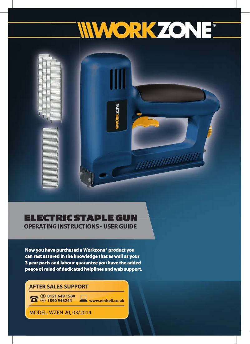 First page image of the manual for WZEN 20