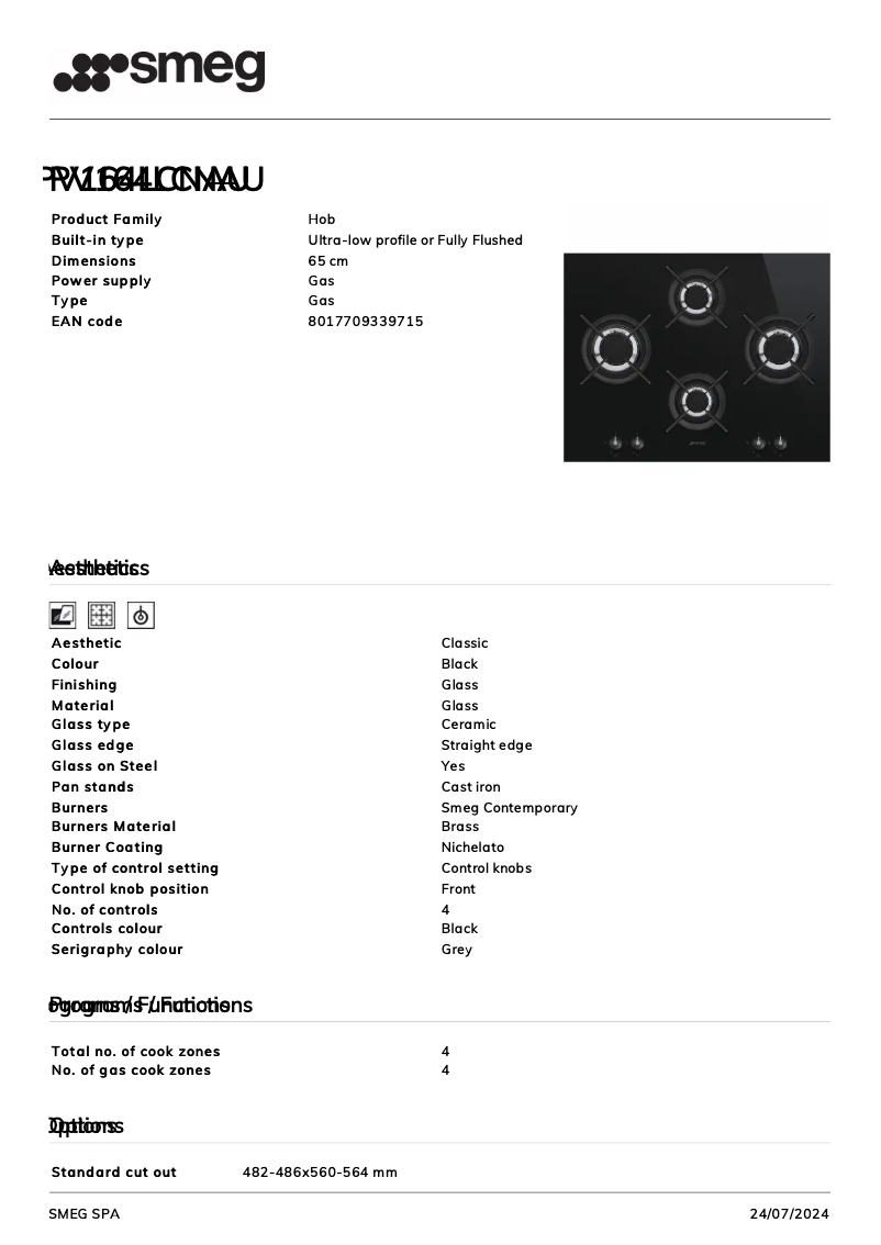 First page image of the manual for PV164LCNAU