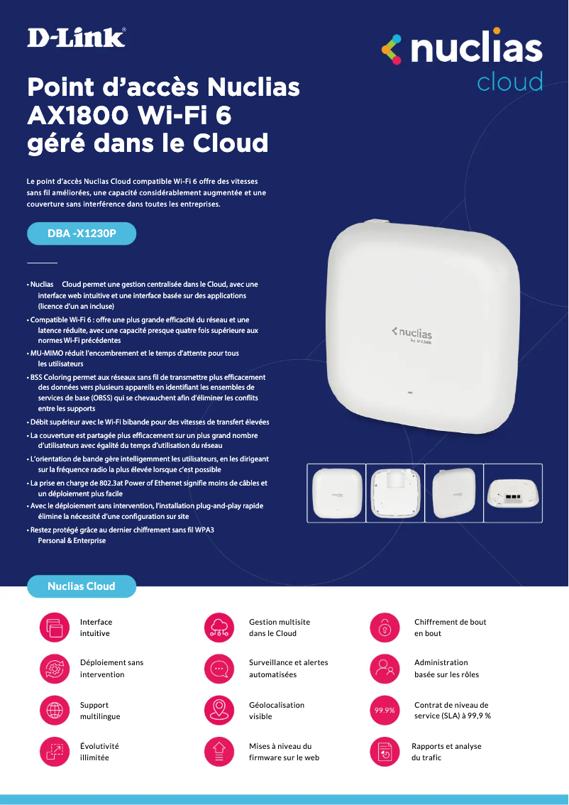 First page image of the manual for DBA-X1230P