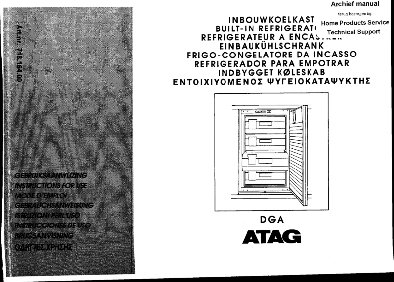 Image de la première page du manuel de l'appareil DGA603