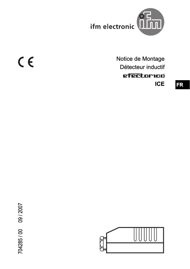 Page 1 of the manual User Manual IFM IC5006