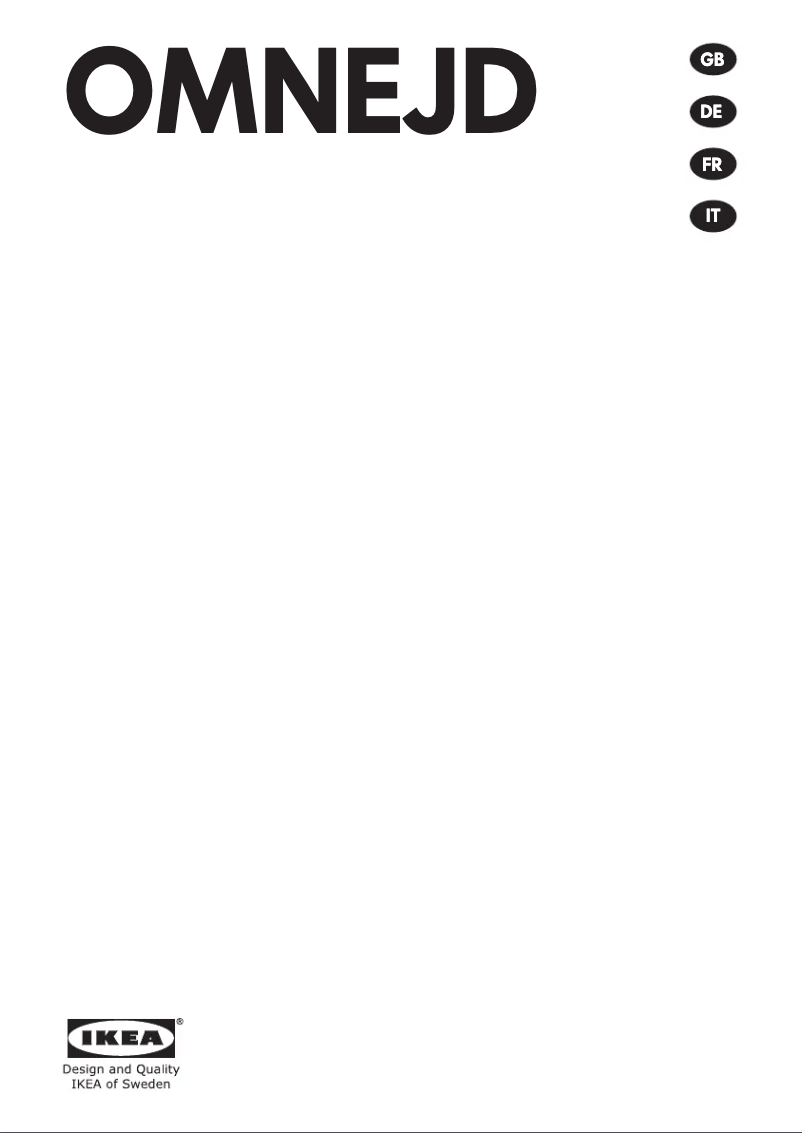 First page image of the manual for OMNEJD 105.217.35