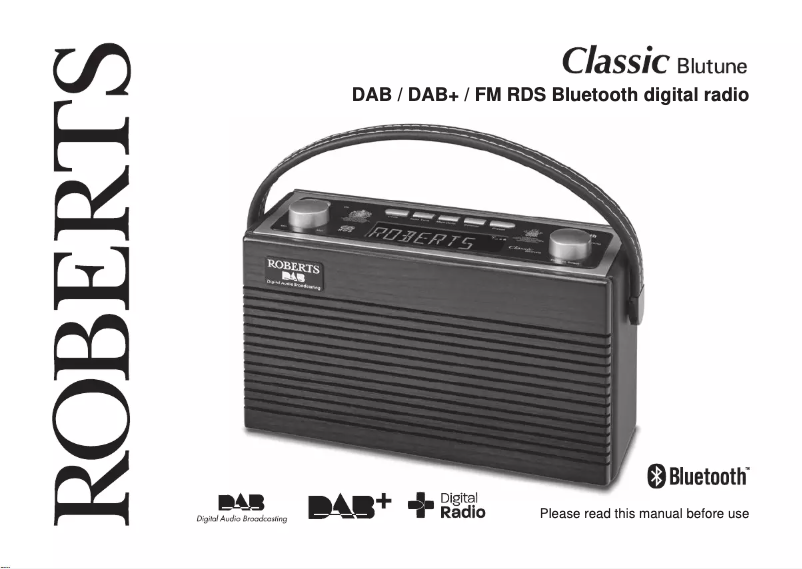 Page 1 of the manual User Manual Roberts Classic Blutune