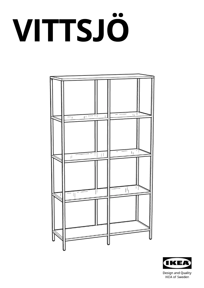 First page image of the manual for VITTSJÖ 802.133.14