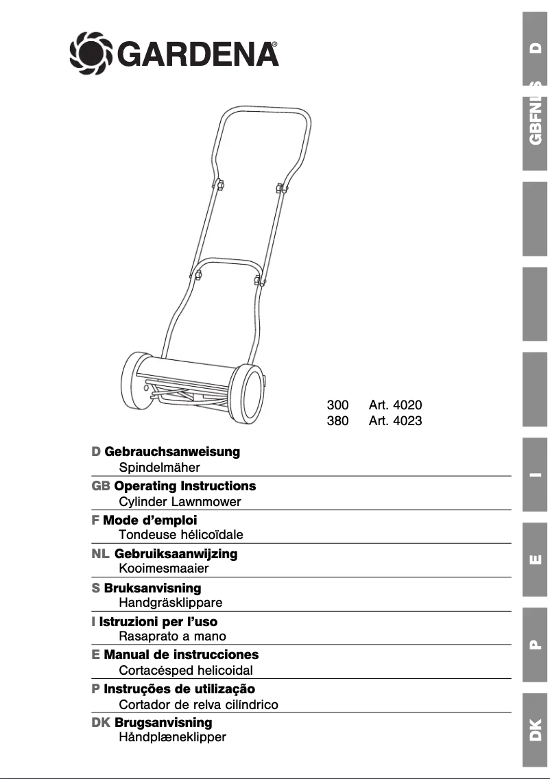 First page image of the manual for 380