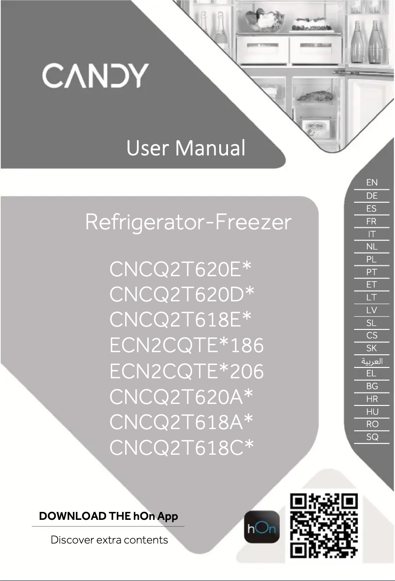 First page image of the manual for CNCQ2T618EW