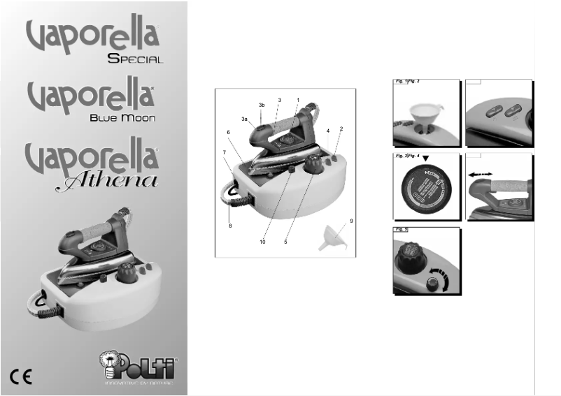 Page 1 of the manual User Manual Polti Vaporella Special
