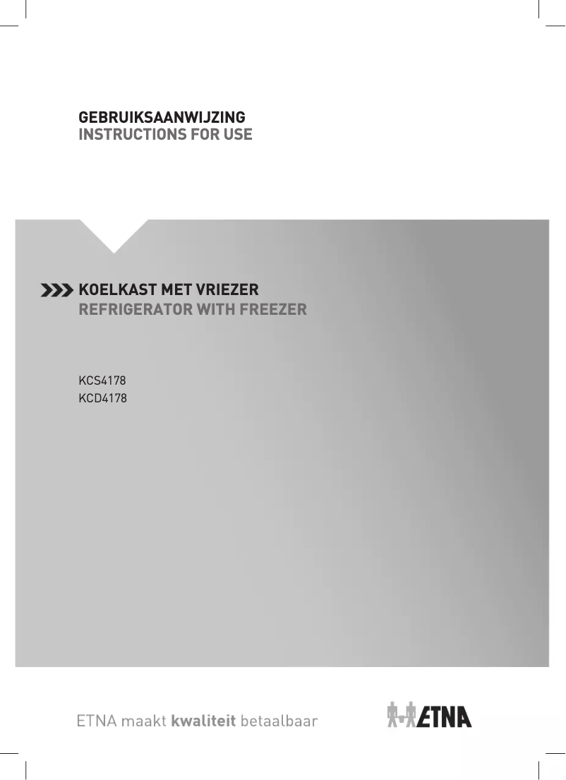 First page image of the manual for KCS4178