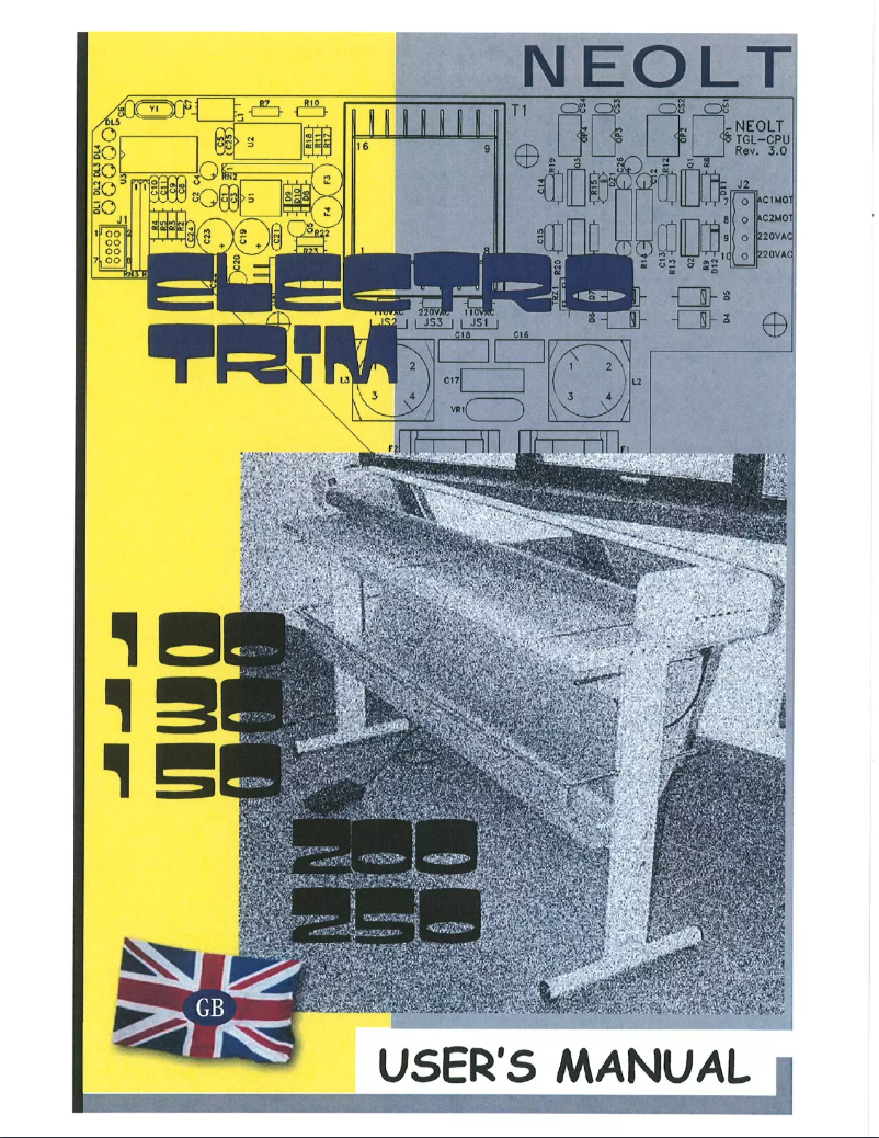 Image de la première page du manuel de l'appareil Electric Trim 100