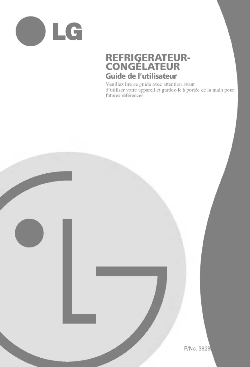 Page 1 of the manual User Manual LG GR-459GTR