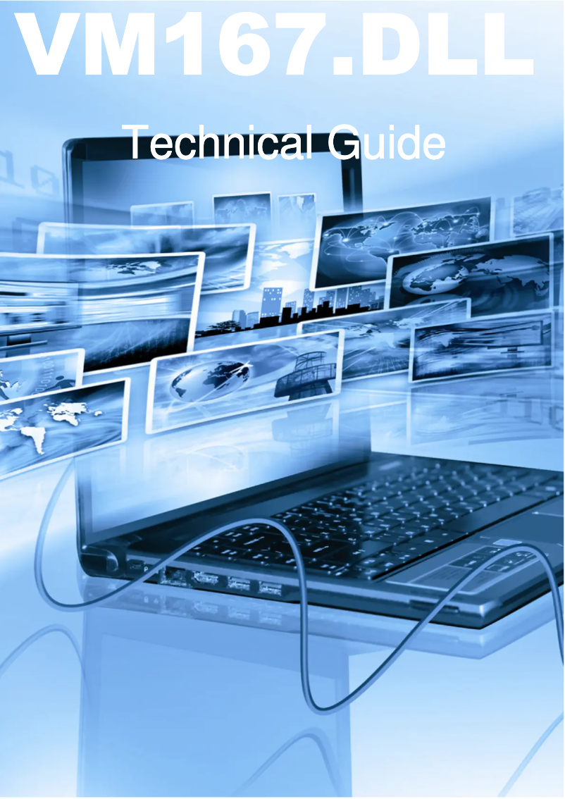 First page image of the manual for VM167