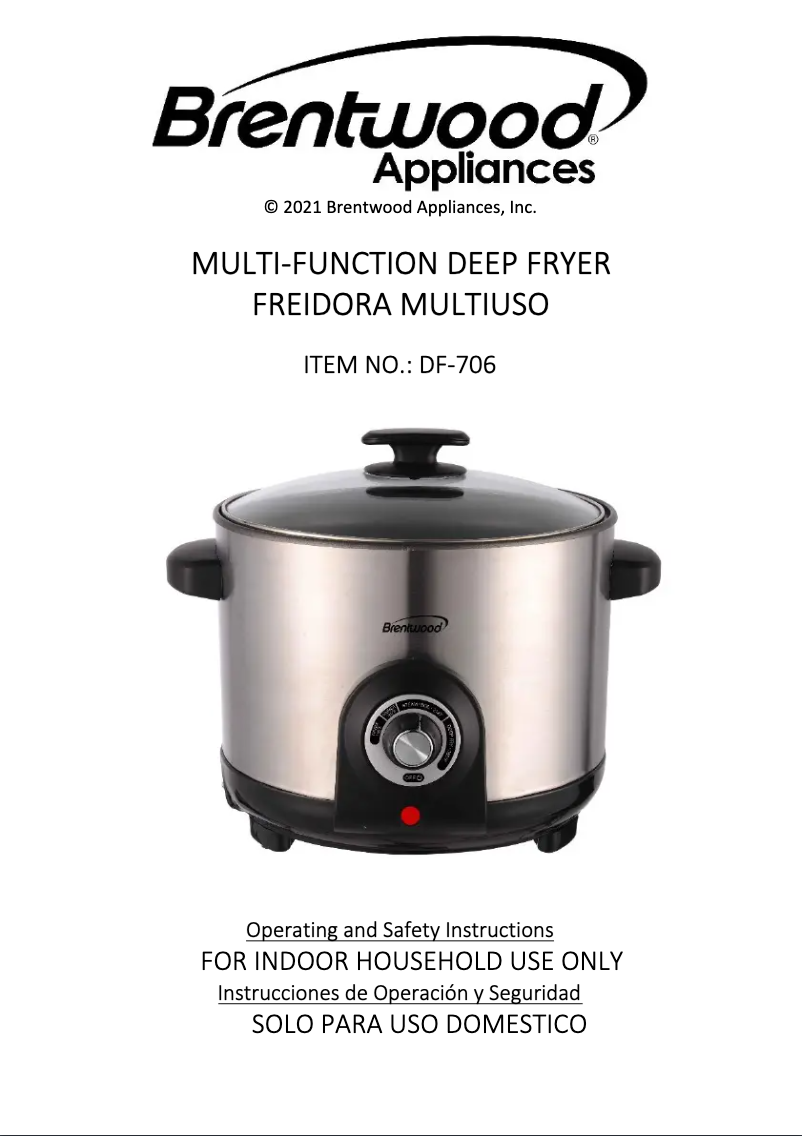 First page image of the manual for DF-706