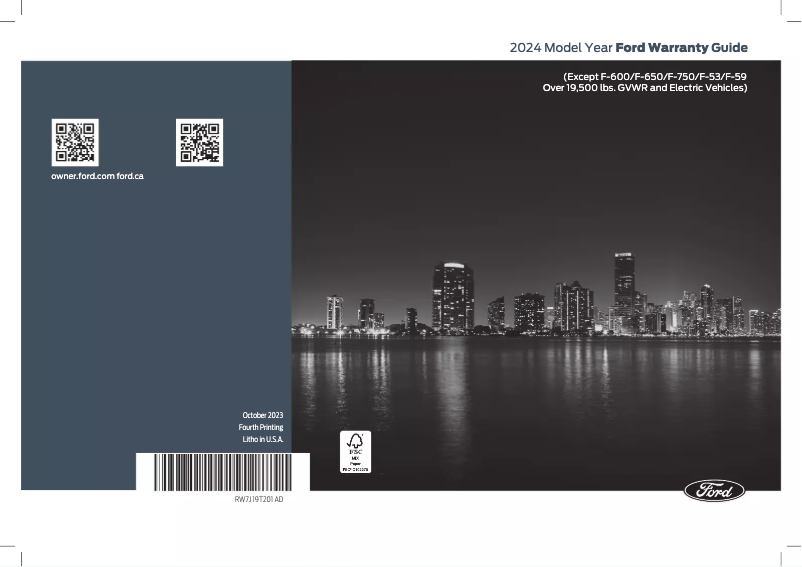 First page image of the manual for E-450 (2024)