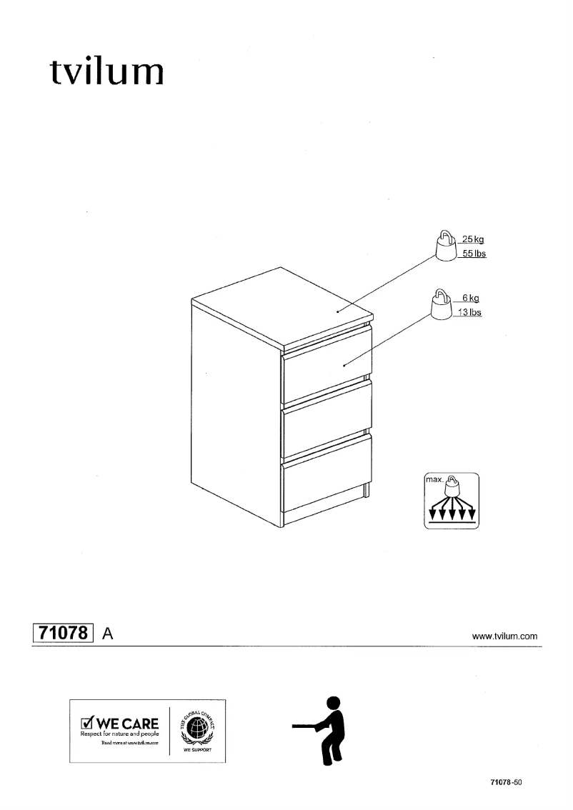 First page image of the manual for Brondby (50x40x70)