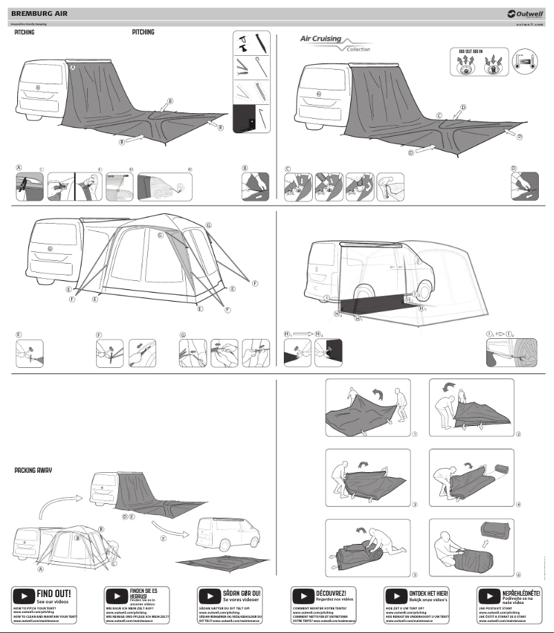 Page 1 of the manual Installation Guide Outwell Bremburg Air