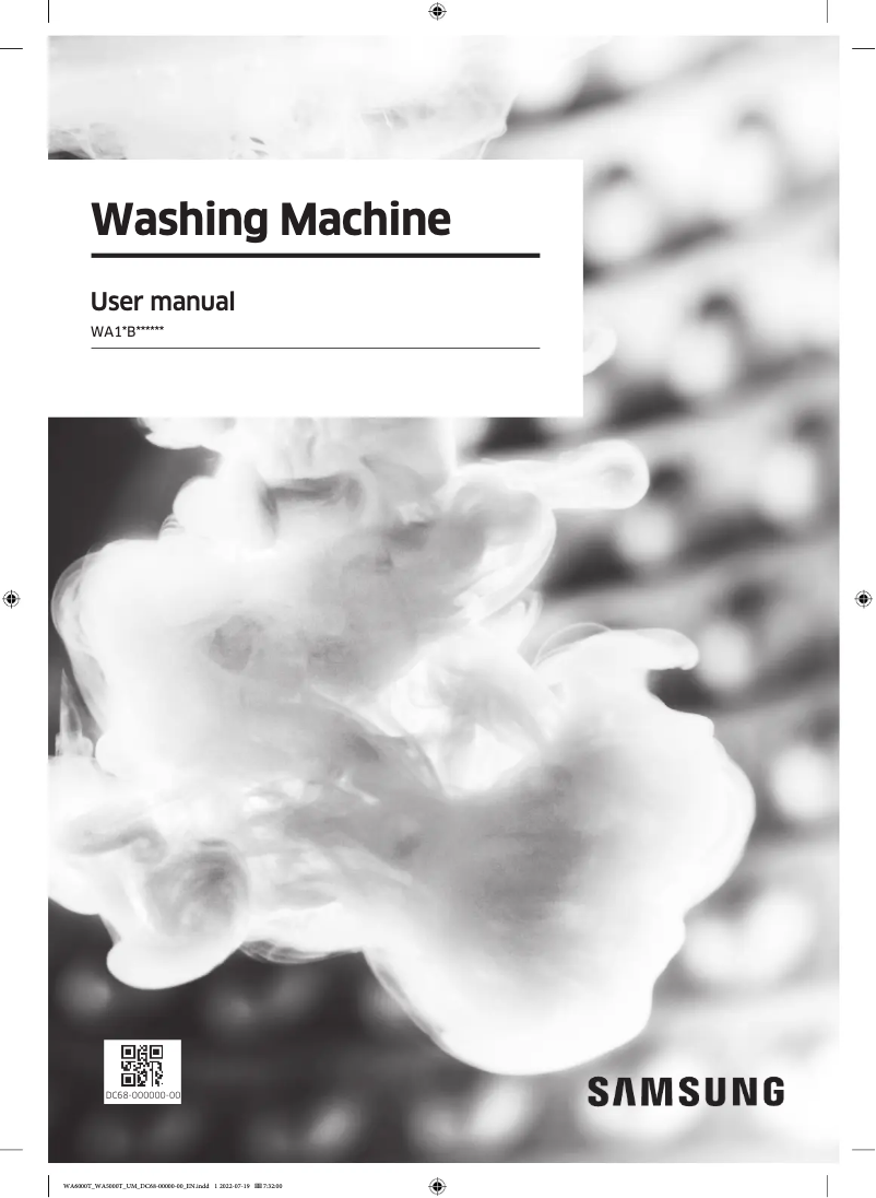 Page 1 of the manual User Manual Samsung WA16B6251BY