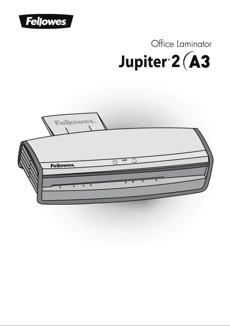 Page 1 of the manual User Manual Fellowes Jupiter 2 A3/125