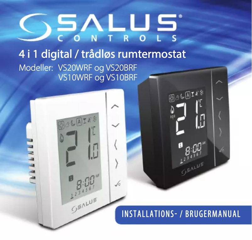 Page 1 of the manual User Manual Salus VS20BRF