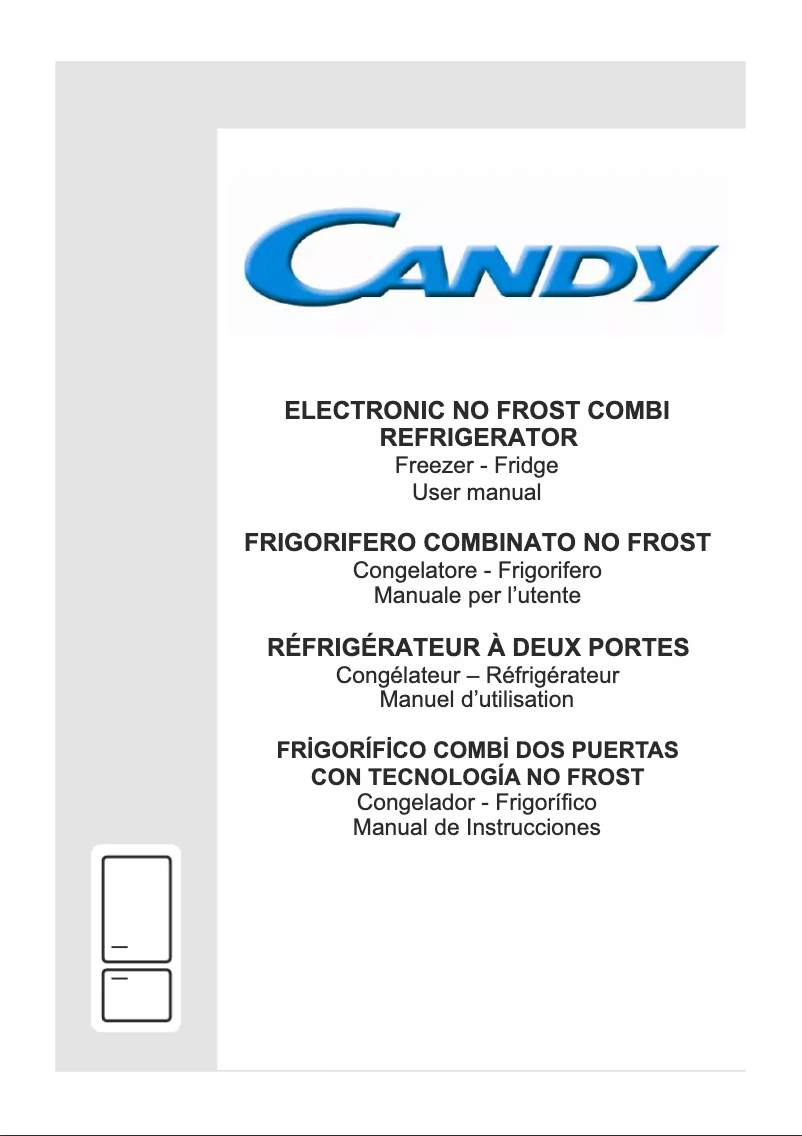Page 1 of the manual User Manual Candy CVBNM 6182XNB