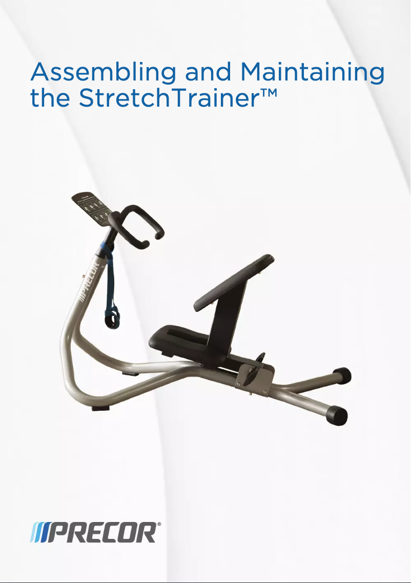 Page 1 of the manual User Manual Precor 240i