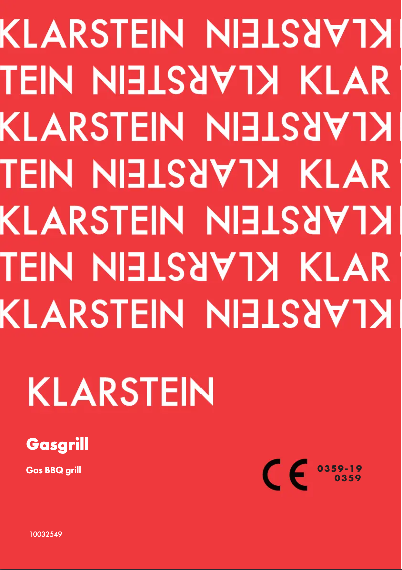 Page 1 of the manual User Manual Klarstein 10032549