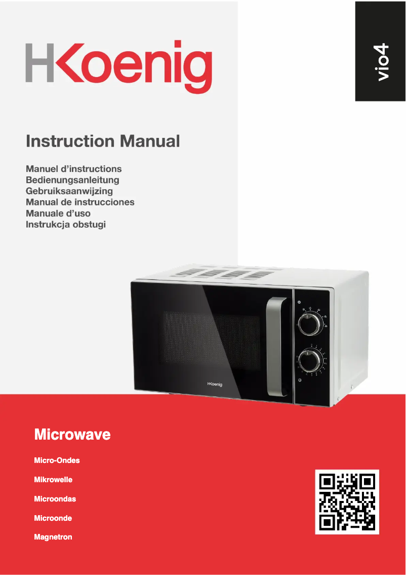 First page image of the manual for VIO4