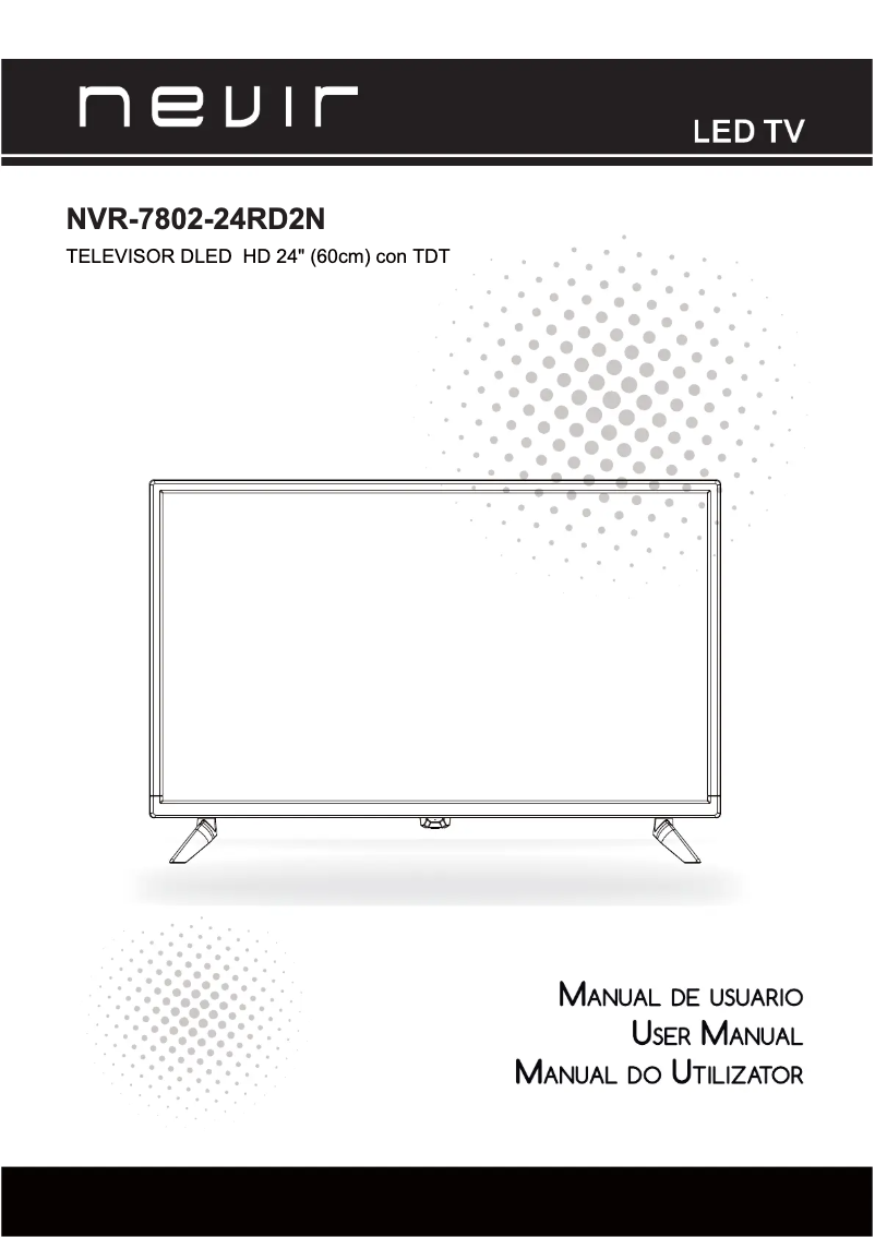 Page 1 of the manual User Manual Nevir NVR-7802-24RD2N