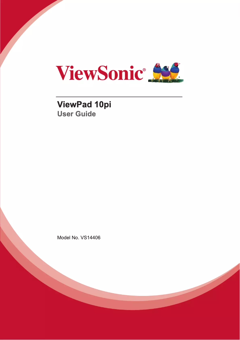 Image de la première page du manuel de l'appareil ViewPad 10pi