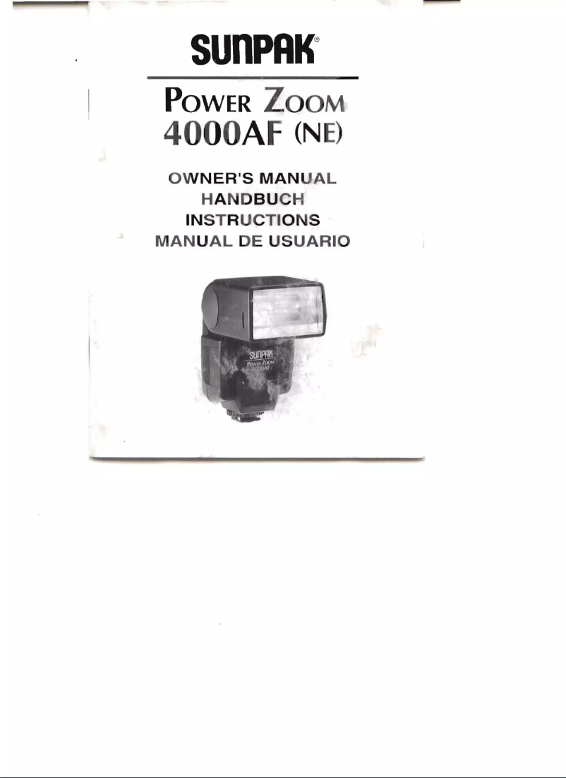 First page image of the manual for Power Zoom 4000AF (NE)